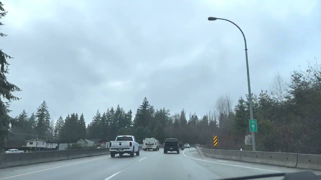 Drive From Surrey To Tsawwassen Ferry Terminal 4K