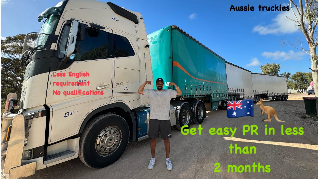 Get easy 🦘🇦🇺PR in less than 2 months || Australian truckies||  B-triple Reversing 🚛🟩🟩