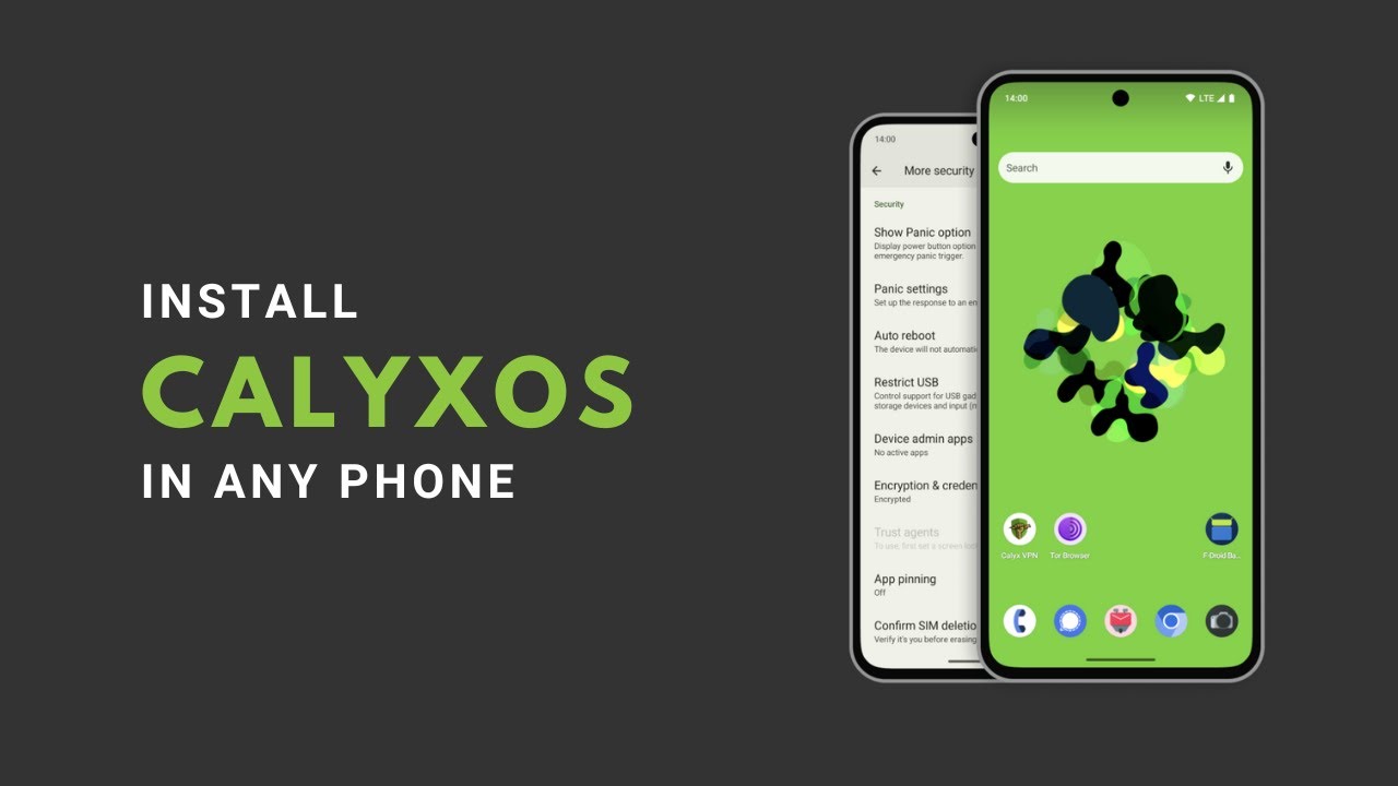 Как установить CalyxOS на Android