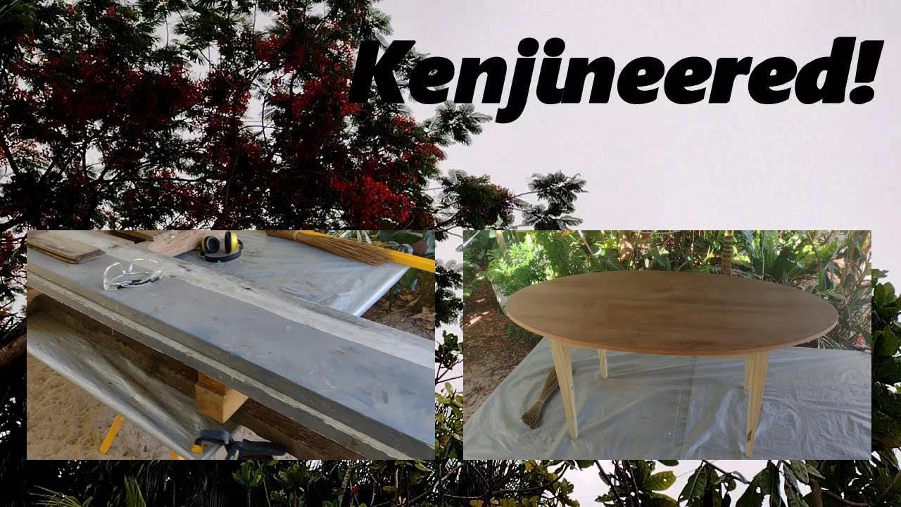 S06E02 making an oval table from recycled timber