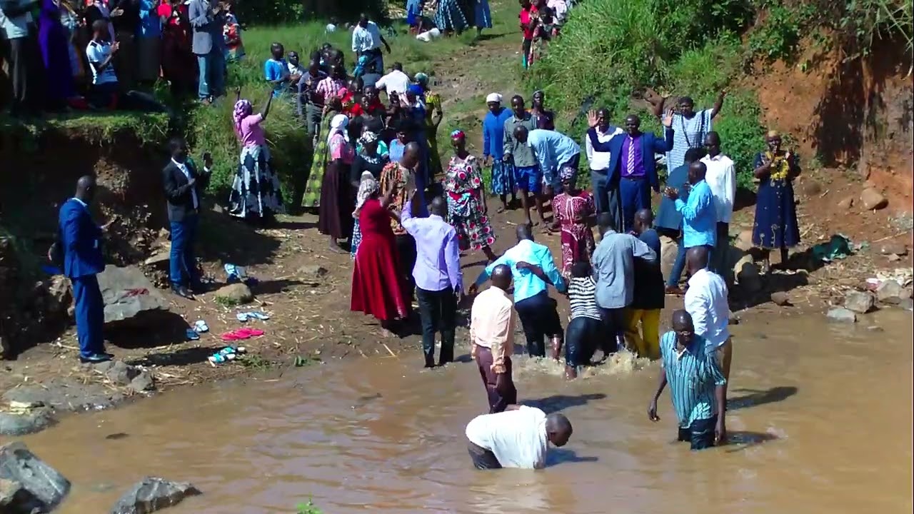 19th AUGUST 2023 BAPTISM SERVICE AT JREC AWENDO HEADQUARTER DURING MEGA AUGUST CONVENTION.