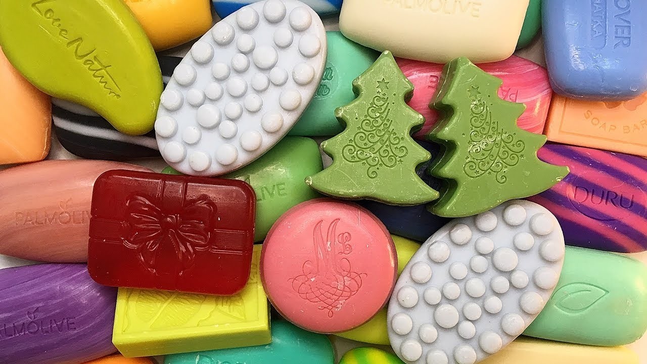 ASMR International SOAP HAUL ★Cutting soap cubes★FOAM&GLITTER&STARCH★