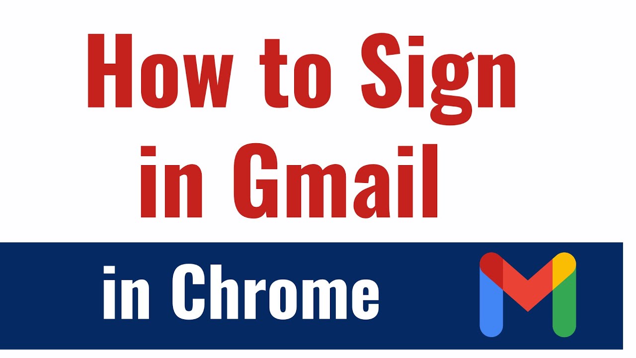 how to sign in gmail in chrome