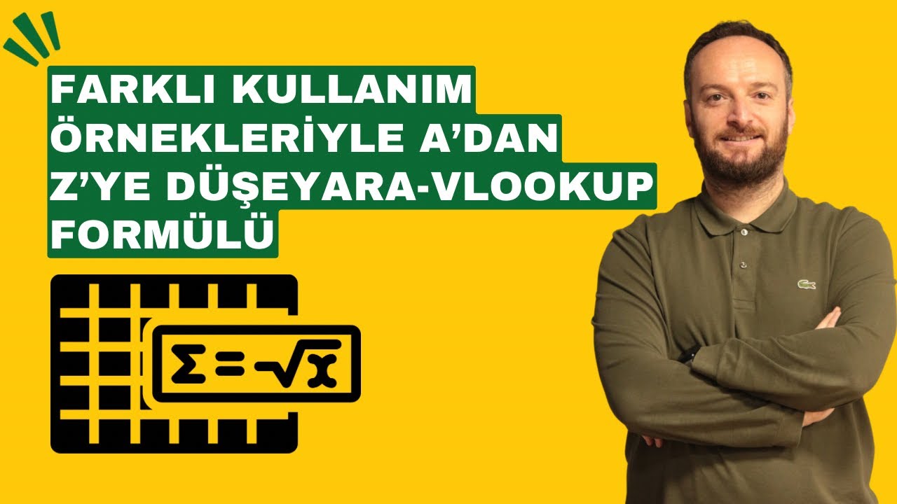 #Excel 'de Düşeyara İşlevi İle İlgili Mutlaka Bilmeniz Gerekenler | Oğuzhan ÇOLAK