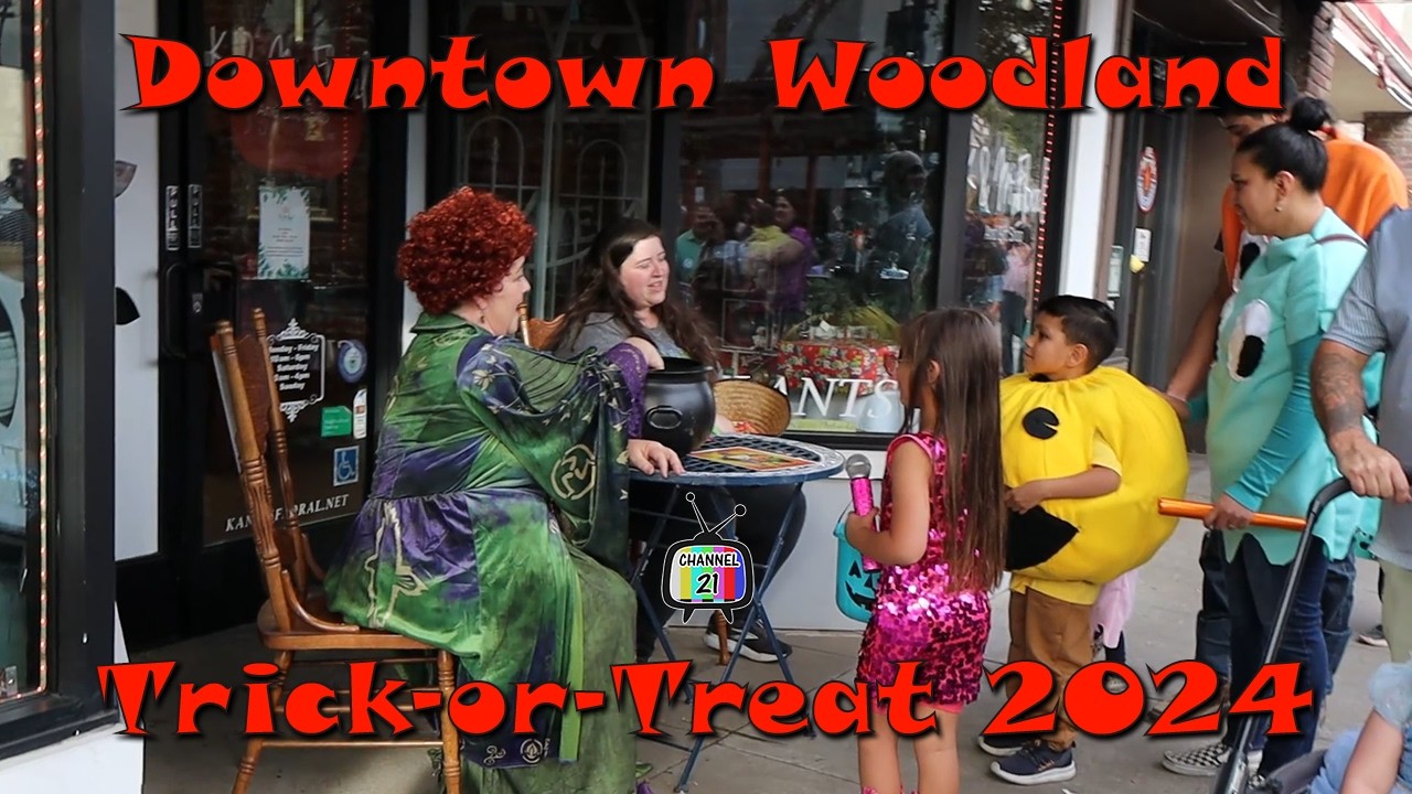 Halloween Downtown Trick-or-Treat 2024 - Woodland TV