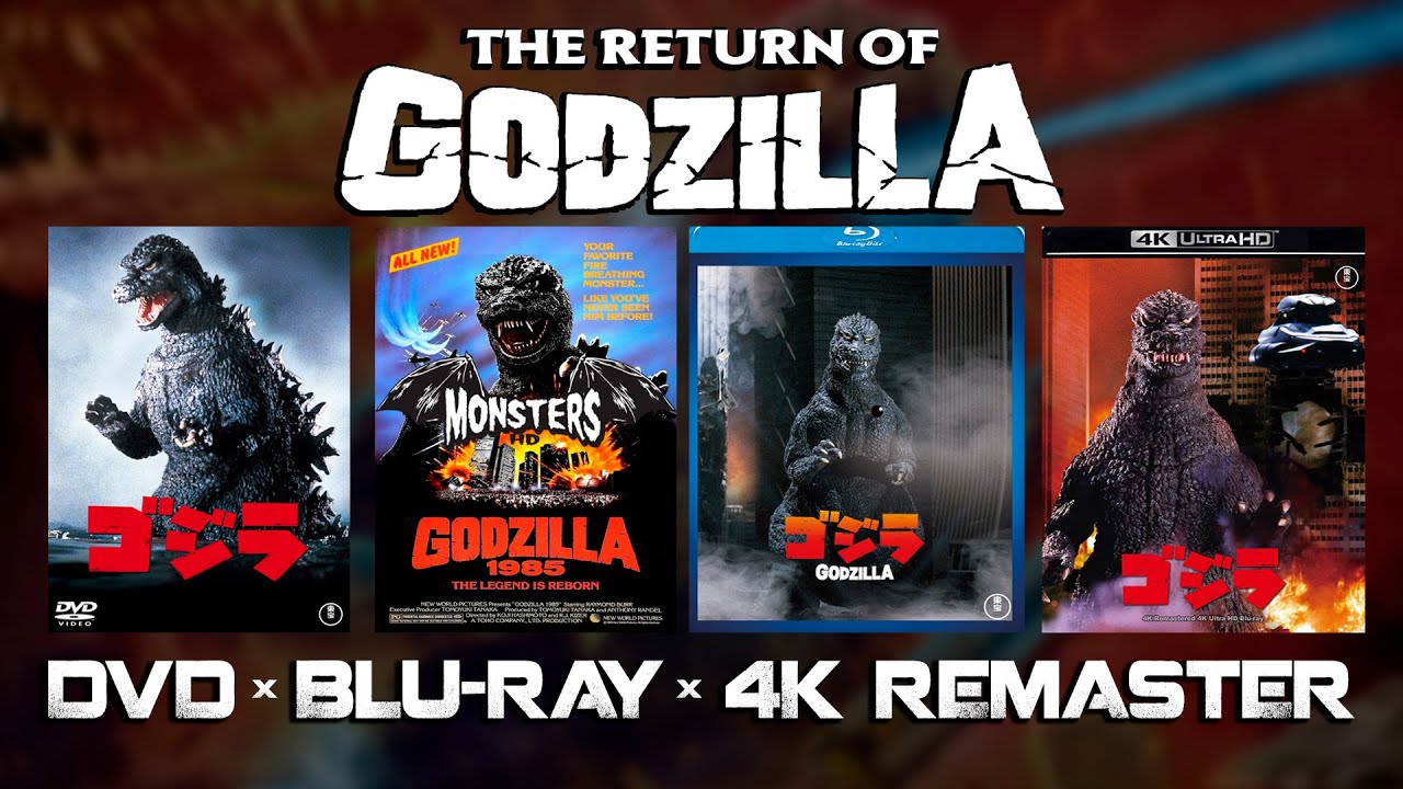 THE RETURN OF GODZILLA/GODZILLA 1985 - DVD x Blu-ray x 4K Remaster