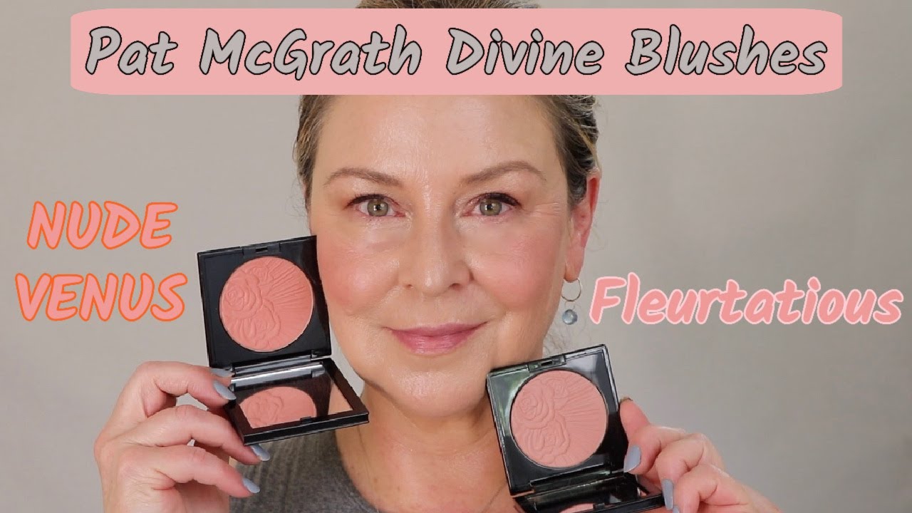 Pat McGrath Labs Divine Blush Part II - Nude Venus & Fleurtatious Cheek & Comparison Swatches