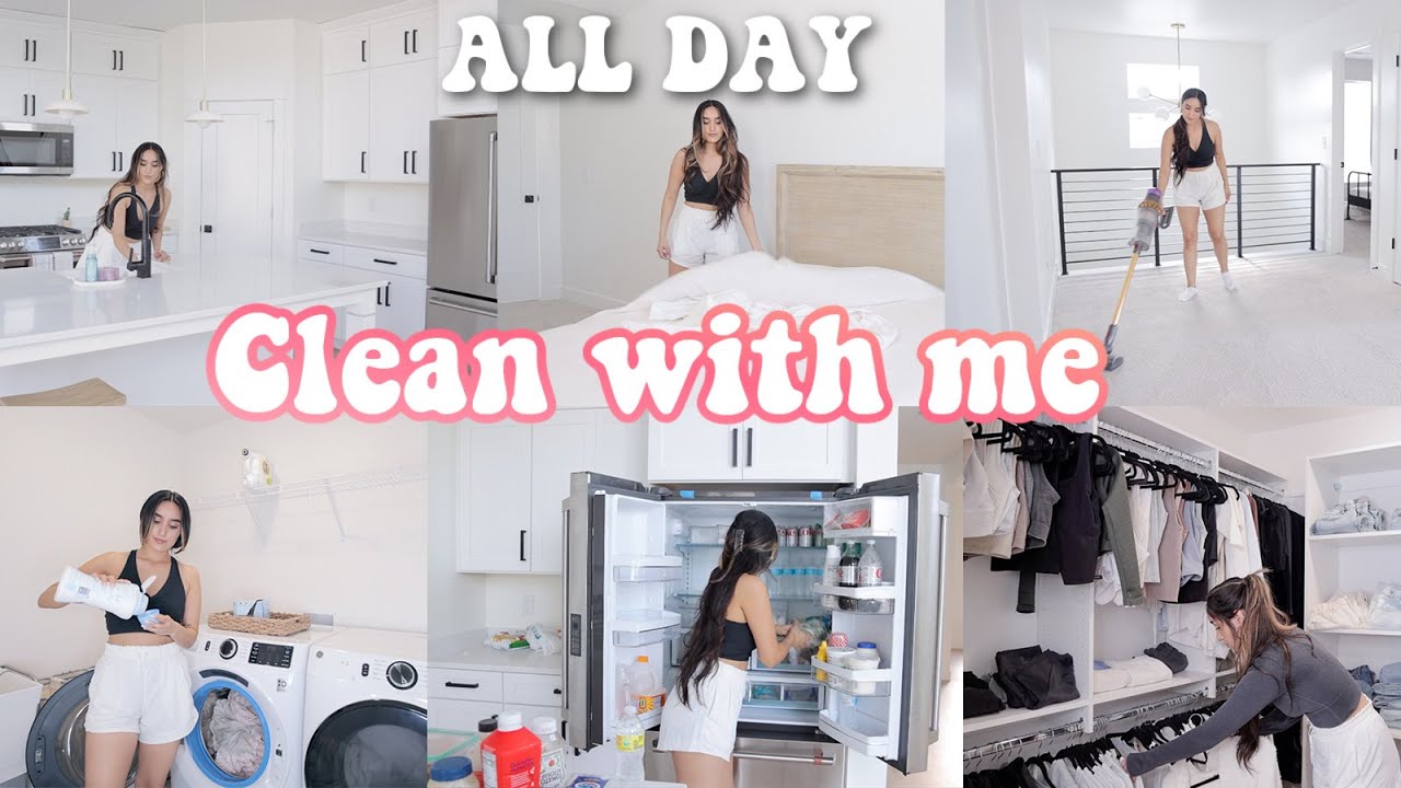 All Day Clean With Me ✨ New Home Edition 2022 Cleaning Motivation