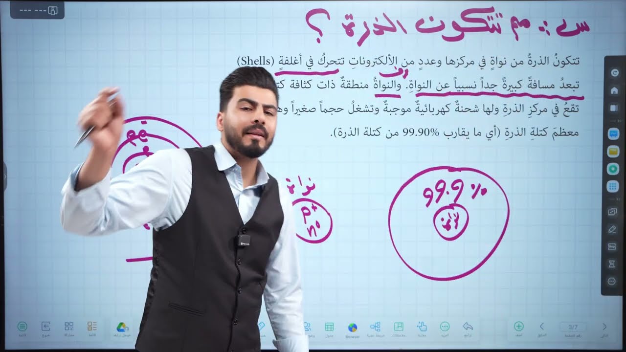 كيمياء الثاني متوسط|| محاضرة 1 || الفصل الاول || البناء الذري للعناصر