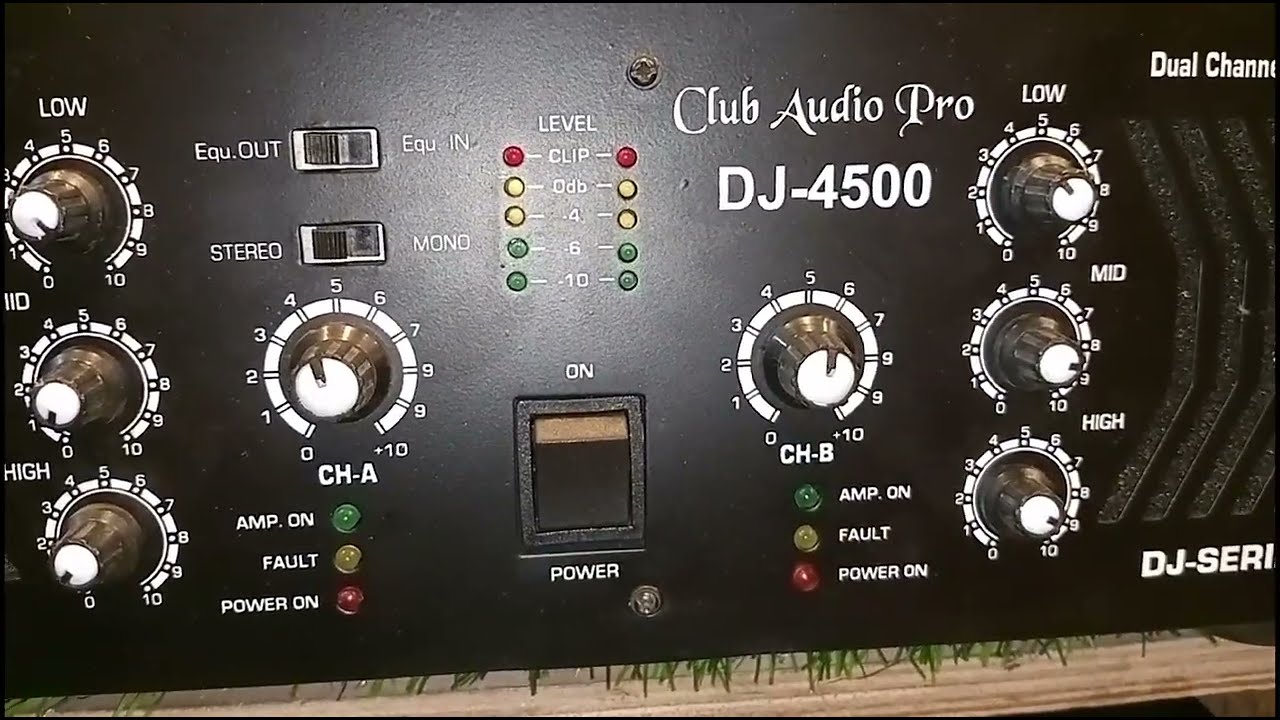 DJ 4500 Amplifier dual channel 4500 wat amplifier