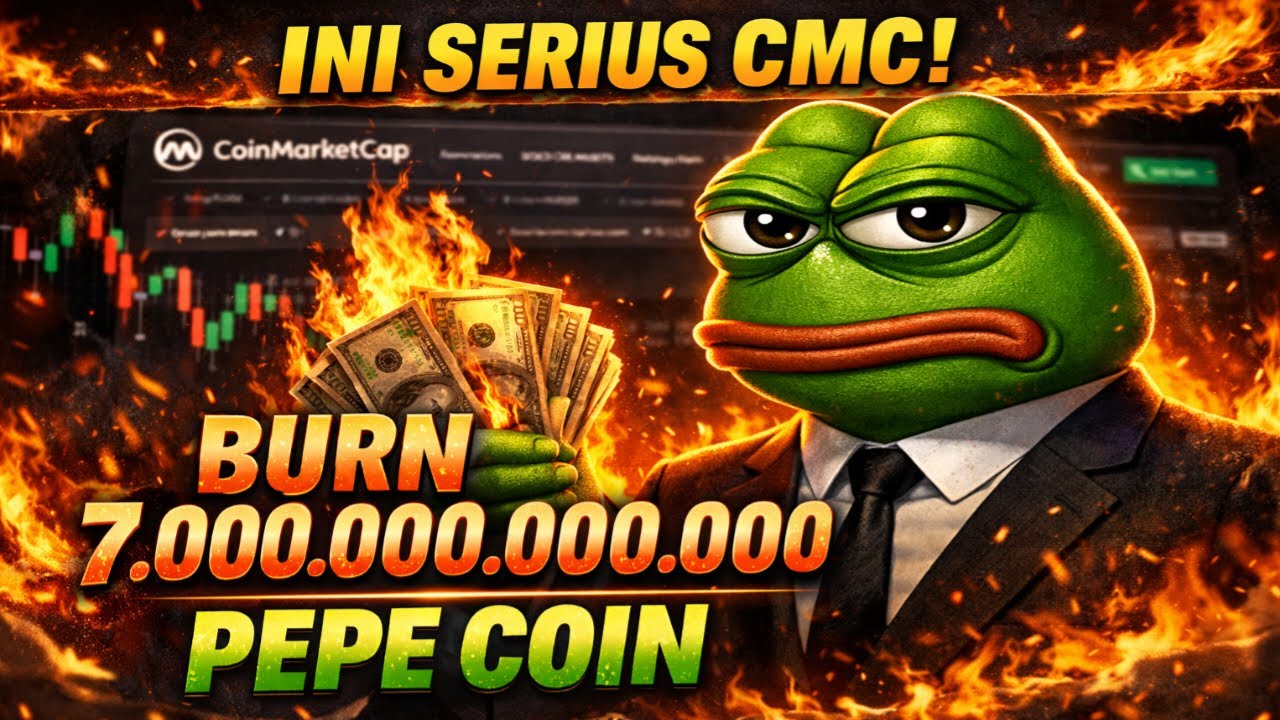 INI SERIUS ATOA HOAX BURN 7.000.000.000.000 PEPE COIN😱