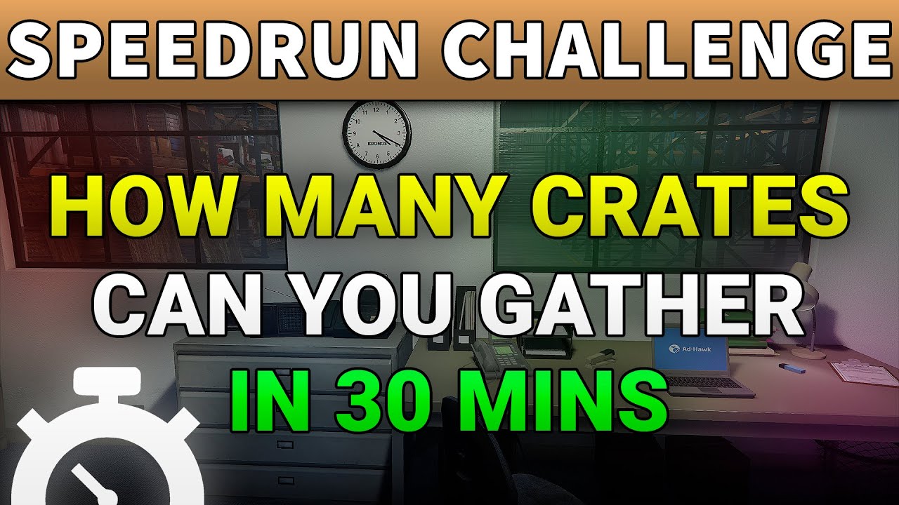 GTA ONLINE SPEEDRUN CHALLENGE | How Many Crates Can Be Gathered In 30 Minutes In Full Public Lobby
