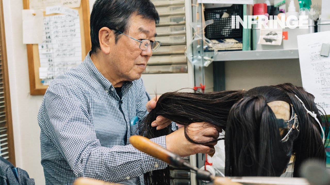A glimpse inside the studio of a traditional Japanese wig maker