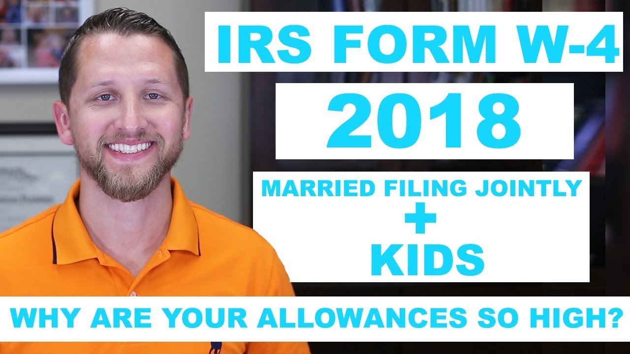 How to Fill out the IRS Form W-4 2018 Married Filing Jointly + Kids Online Version