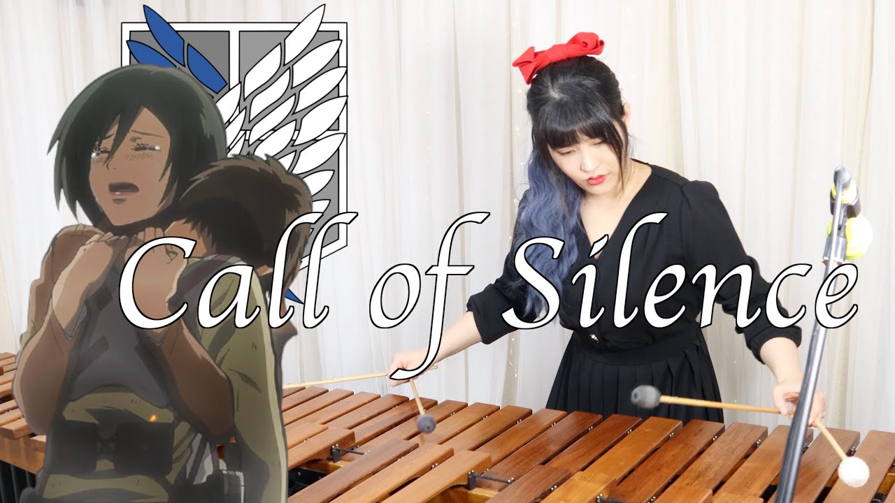 Attack On Titan ost- Call of Silence Marimba solo cover