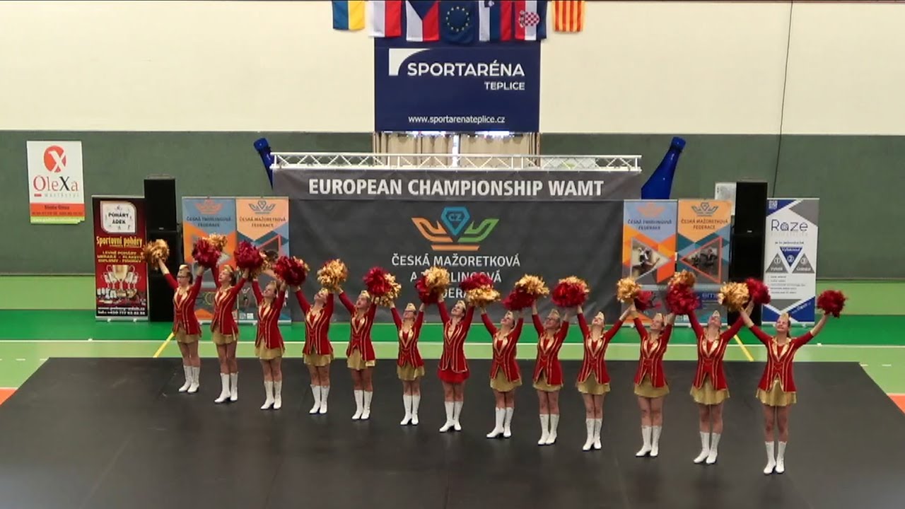 Mistrovství Evropy mažoretek WAMT 2022 / Open Pom-Pom Seniors Stage / AP klub Brušperk - Top Teens