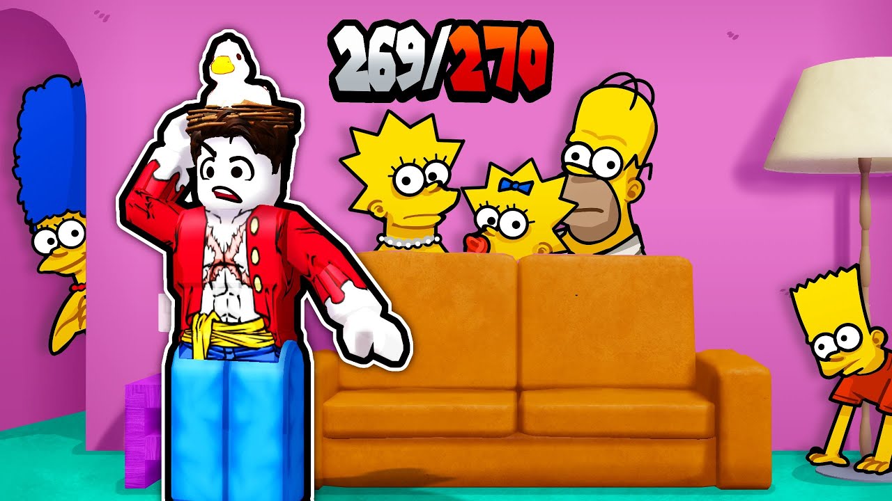 Я нашел ВСЕ 270 Симпсонов в Roblox Find the Simpsons