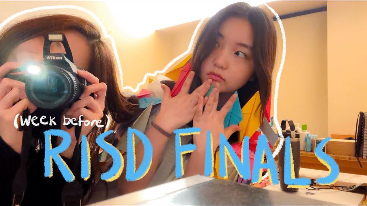 RISD 1학년의 파이널 전주 브이로그 | RISD EFS Week Before Finals