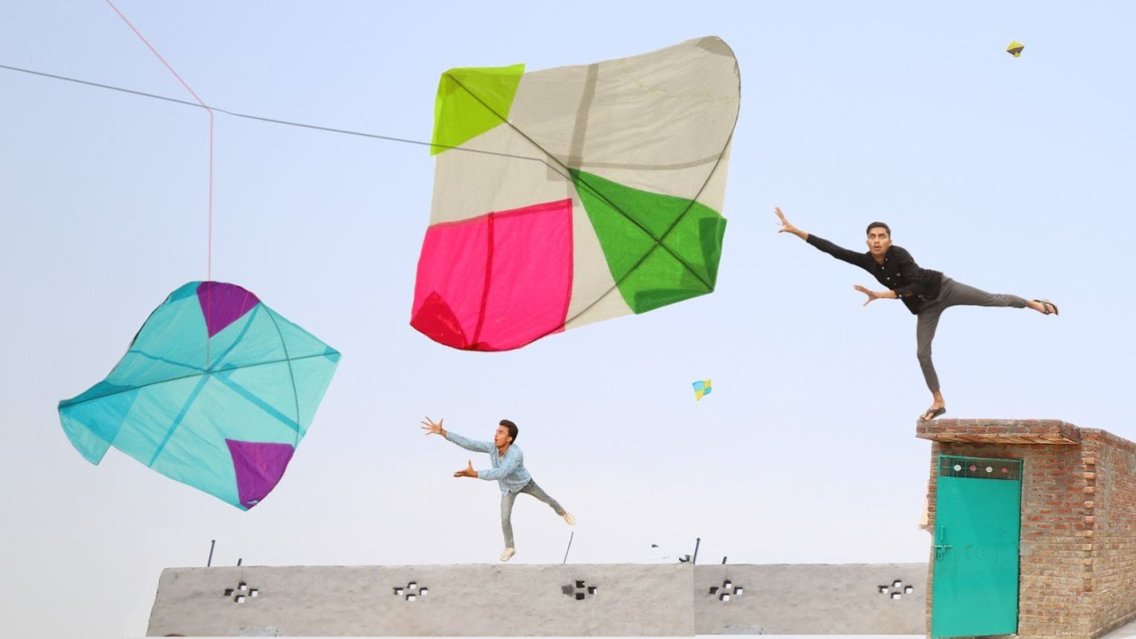 Big 2 Kite Catch Caught Nasir Vs Big 2 Kite Challenge | Kite