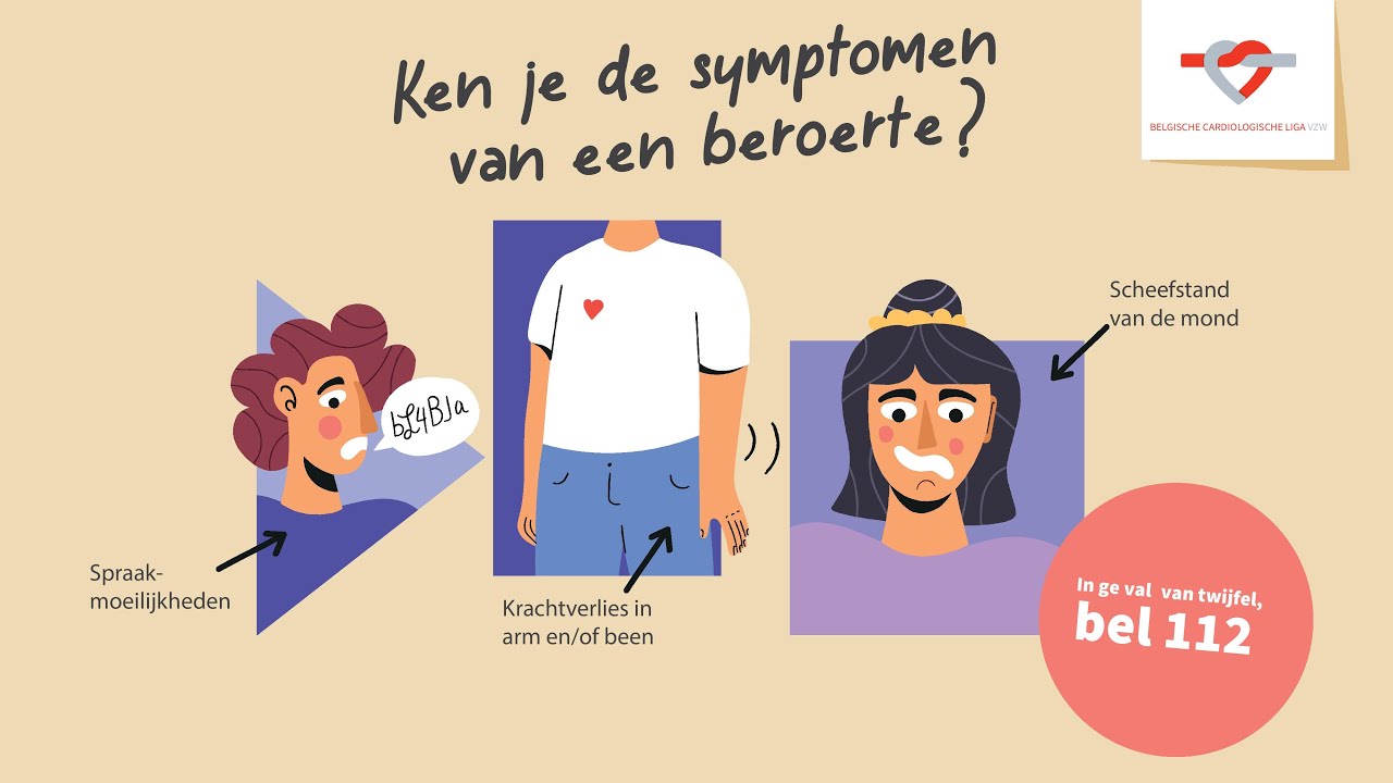 Ken je de symptomen van een beroerte?