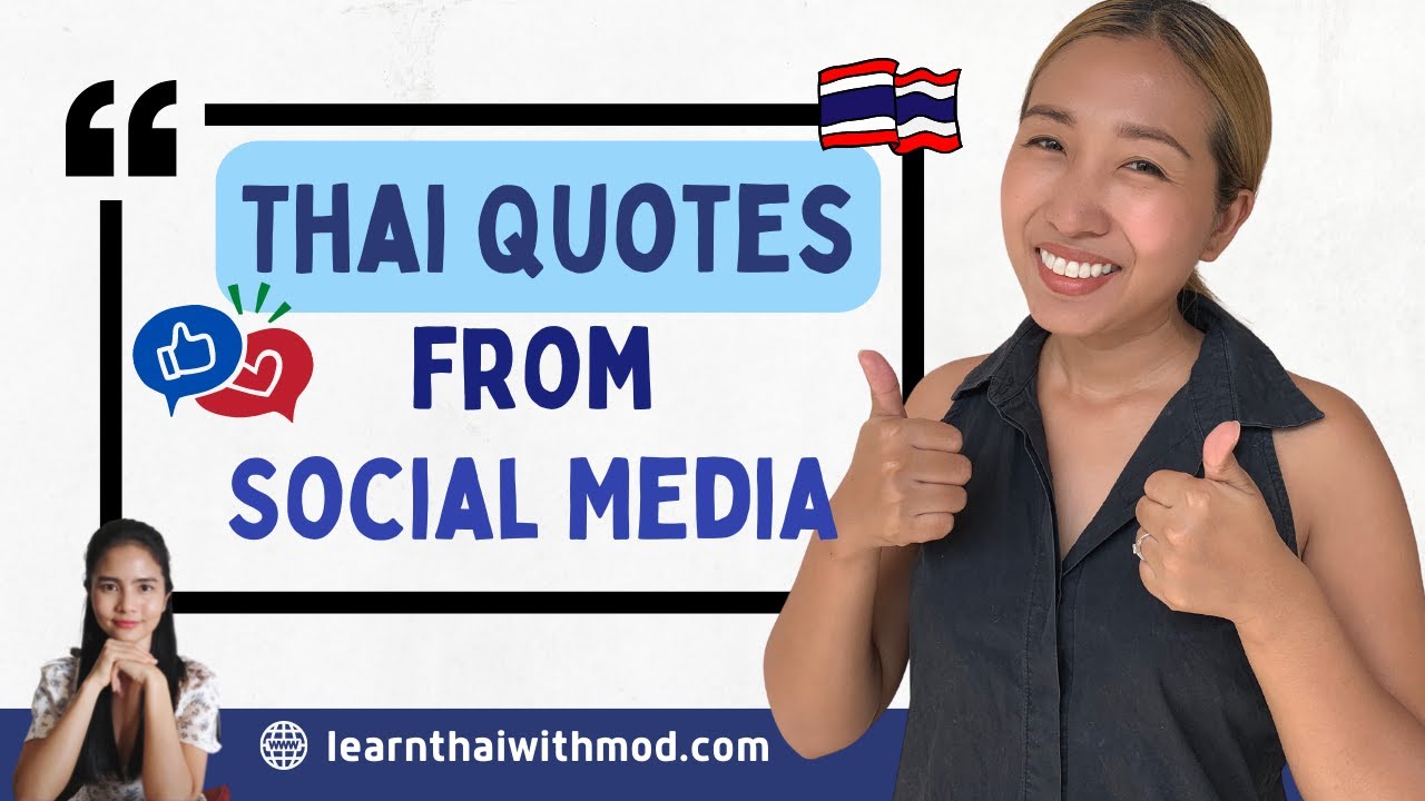 Intermediate Thai : Phrases from Social Media