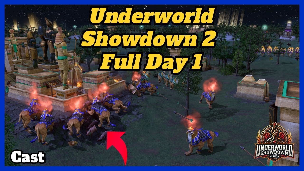 Underworld Showdown 2 Full Day 1 | AoM: Retold 2v2 Tournament