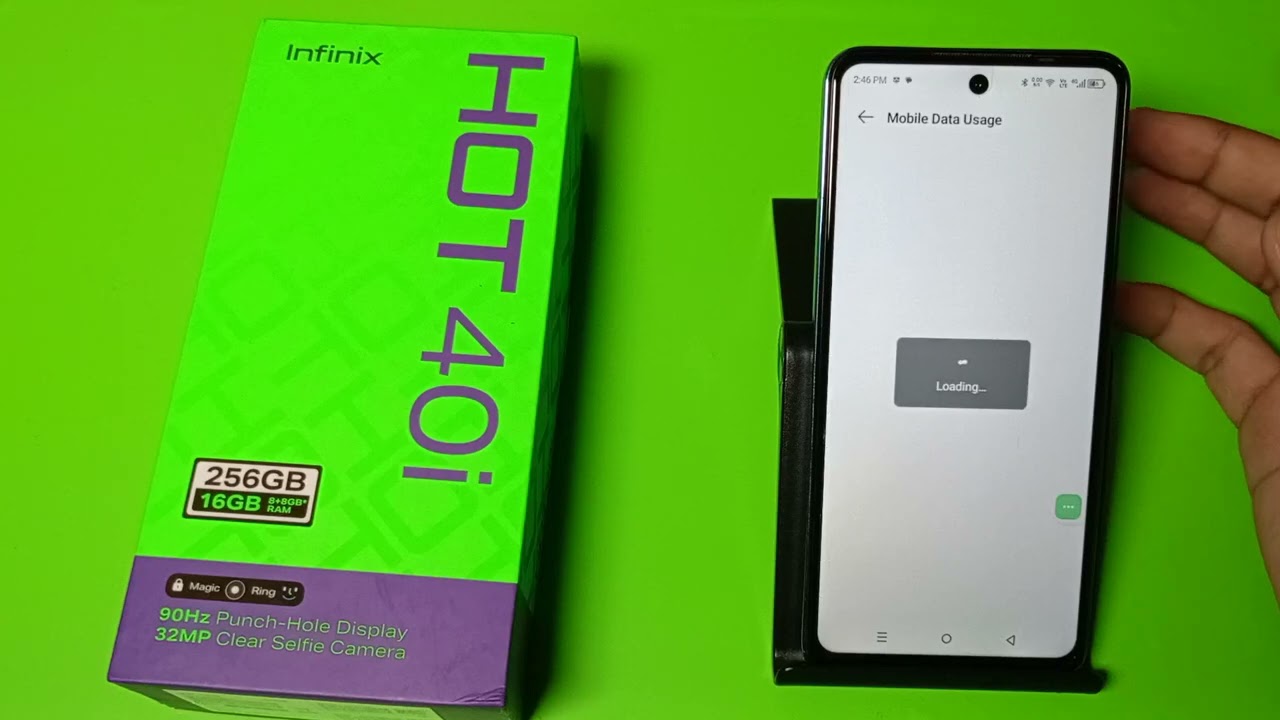 infinix Hot 40i: Turn on/ off data limit - How to