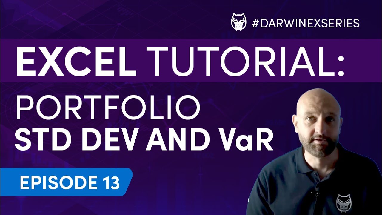 Стандартное отклонение портфеля и VaR портфеля в таблице Excel