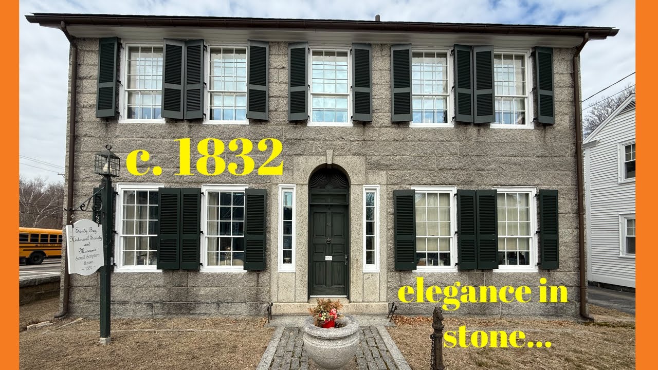Элегантность в камне: Дом Сьюэлл-Сайчер, ок. 1832 г., Рокпорт, Массачусетс: Кусочки истории: Нова...
