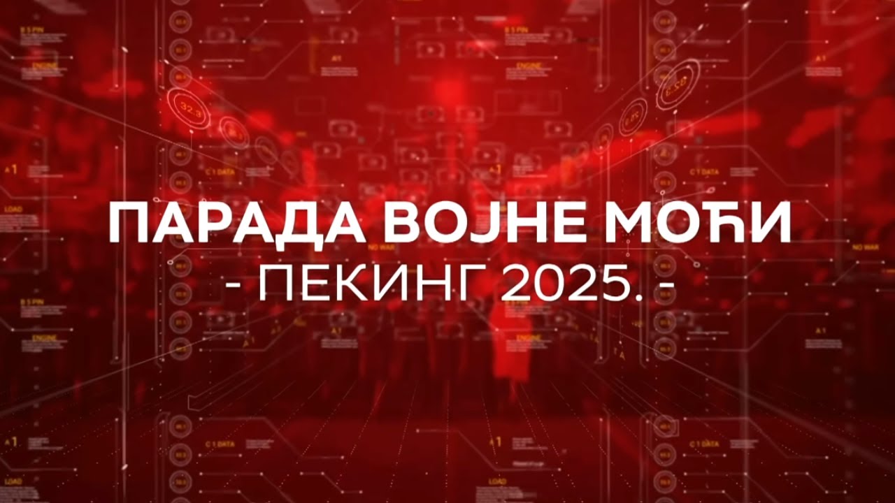 Snimak emisije Parada vojne moći - Peking 2025
