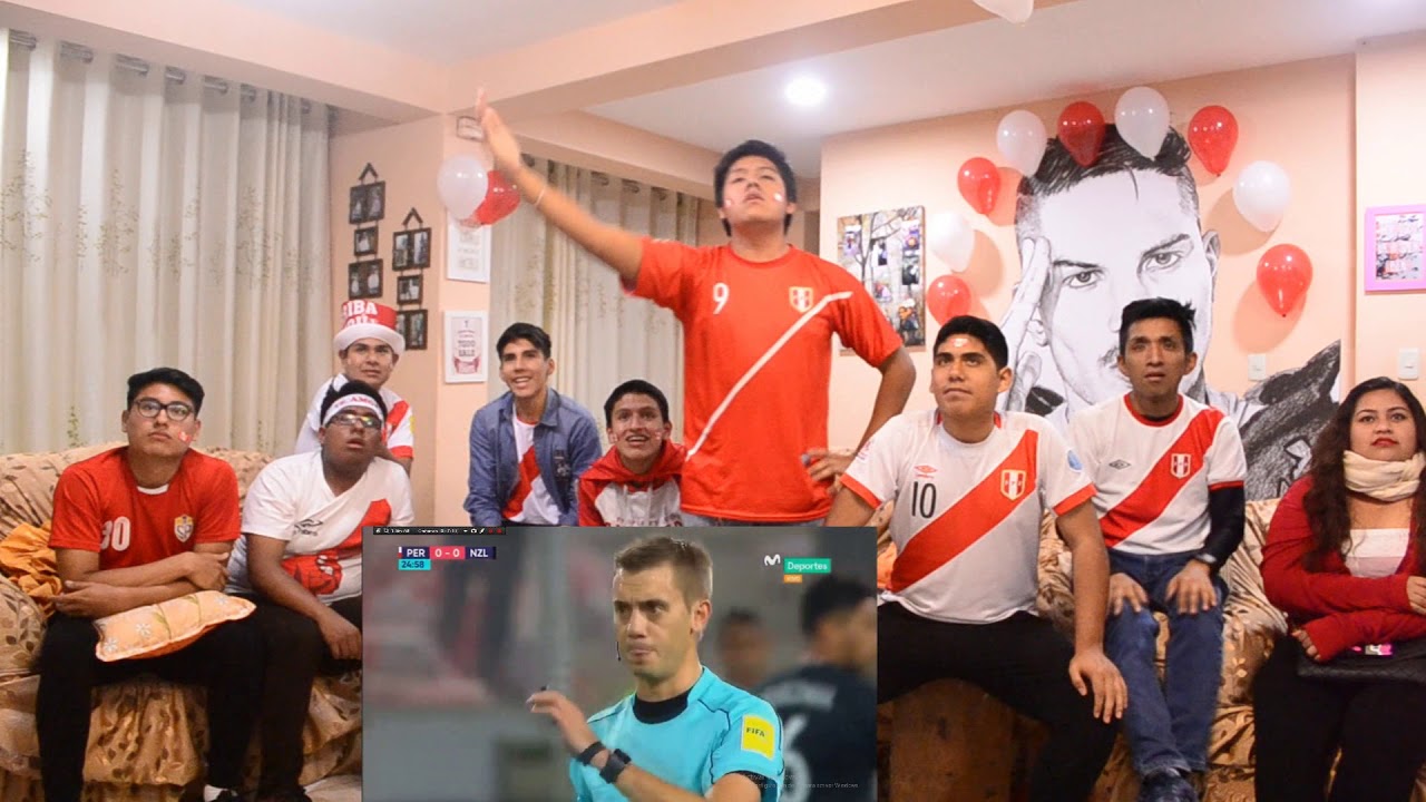 Peru vs Nueva Zelanda (VUELTA) - REACCIONES DE HINCHAS PERUANOS - Mundial de Rusia 2018