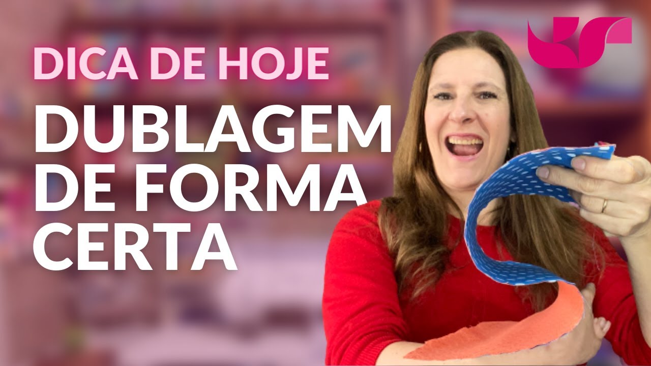 APRENDA COMO FAZER DUBLAGEM EM TECIDO - Dica de Hoje com Bia Abdalla