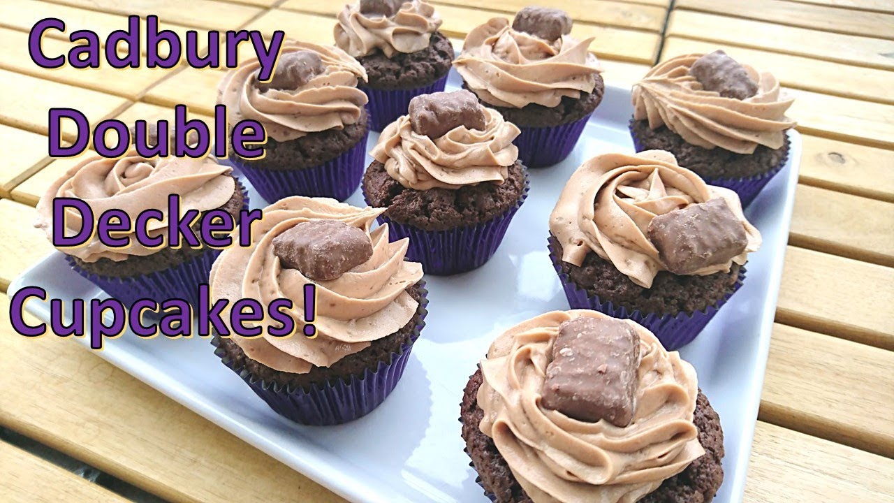 Cadbury Double Decker Cupcakes!