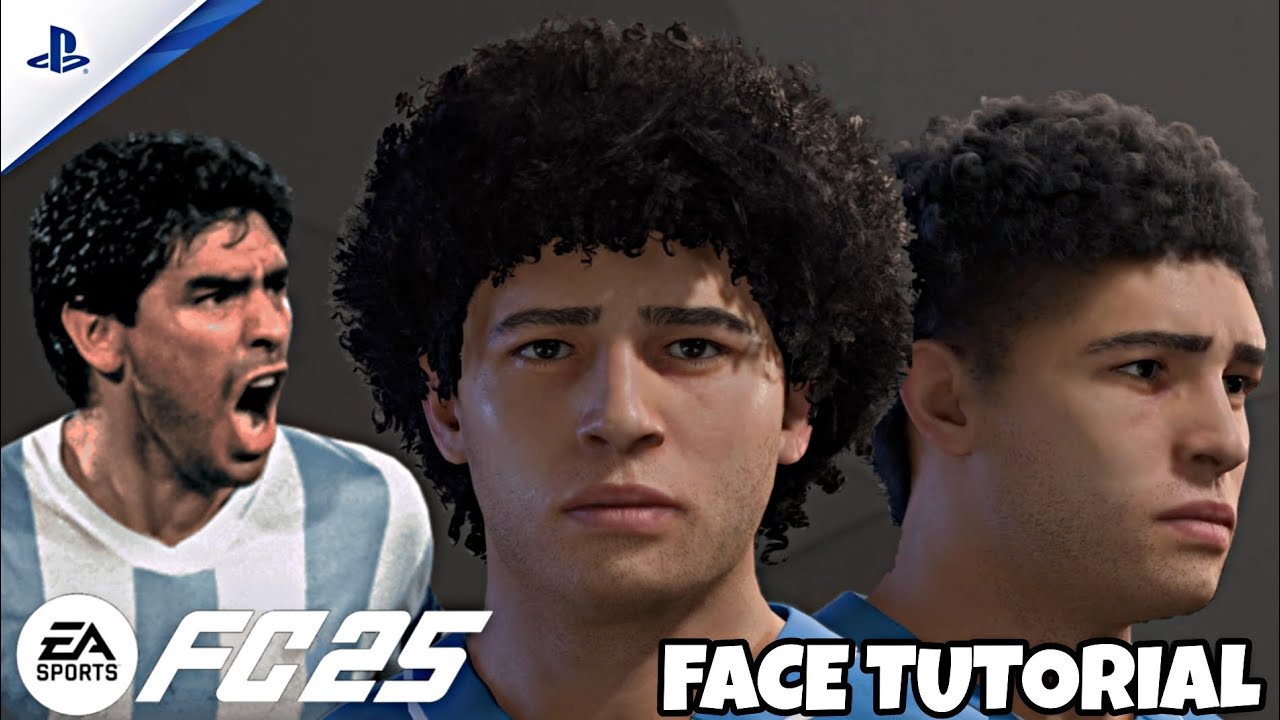 How To Make DIEGO MARADONA in EA FC 25 (Face Tutorial)