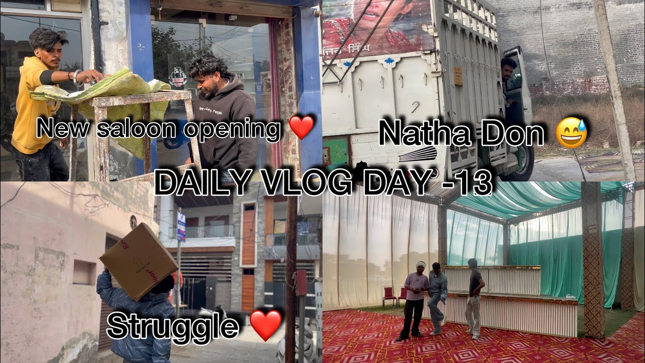 DAILY VLOG DAY-13| MONE DE BAJJI SATT ❤️|SARA KAM KRJE THAK GYE 😅