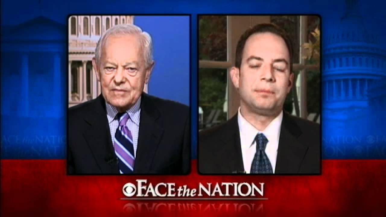 Face The Nation with Bob Schieffer - RNC Chair: Obama is upside down