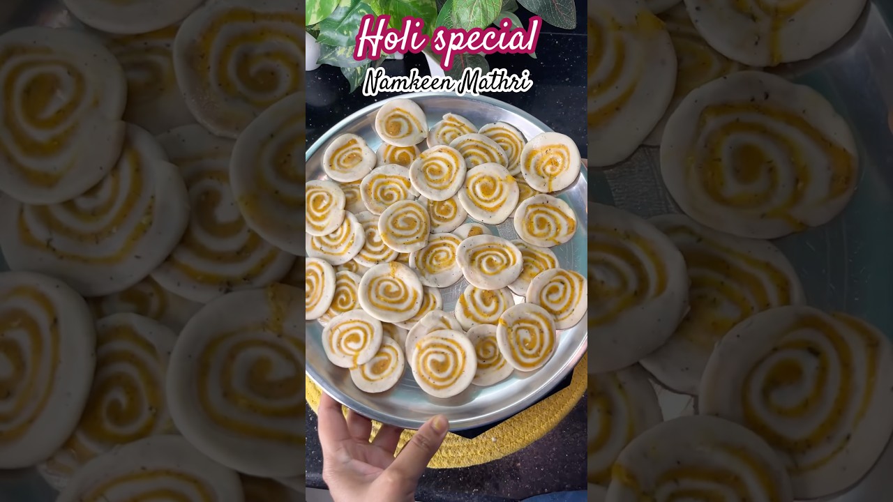 Mathri recipe | Namakpara recipe | Namkeen mathri | Holi Special recipes #shorts #holisnacks #snacks