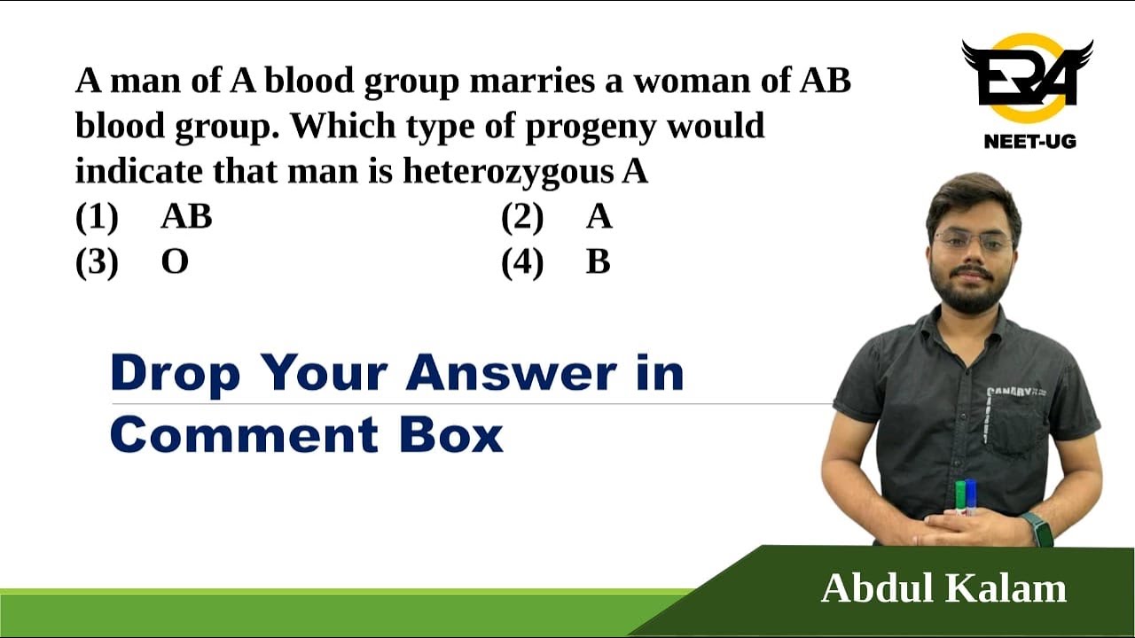 Mendelian genetics question || ABO blood group || Multiple allele