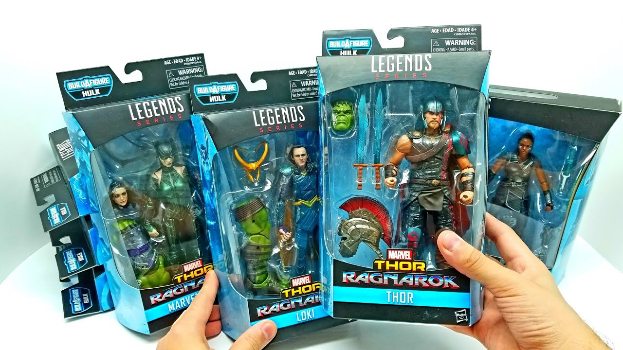 THOR RAGNAROK Complete Set! Marvel Legends Hulk Build a figure