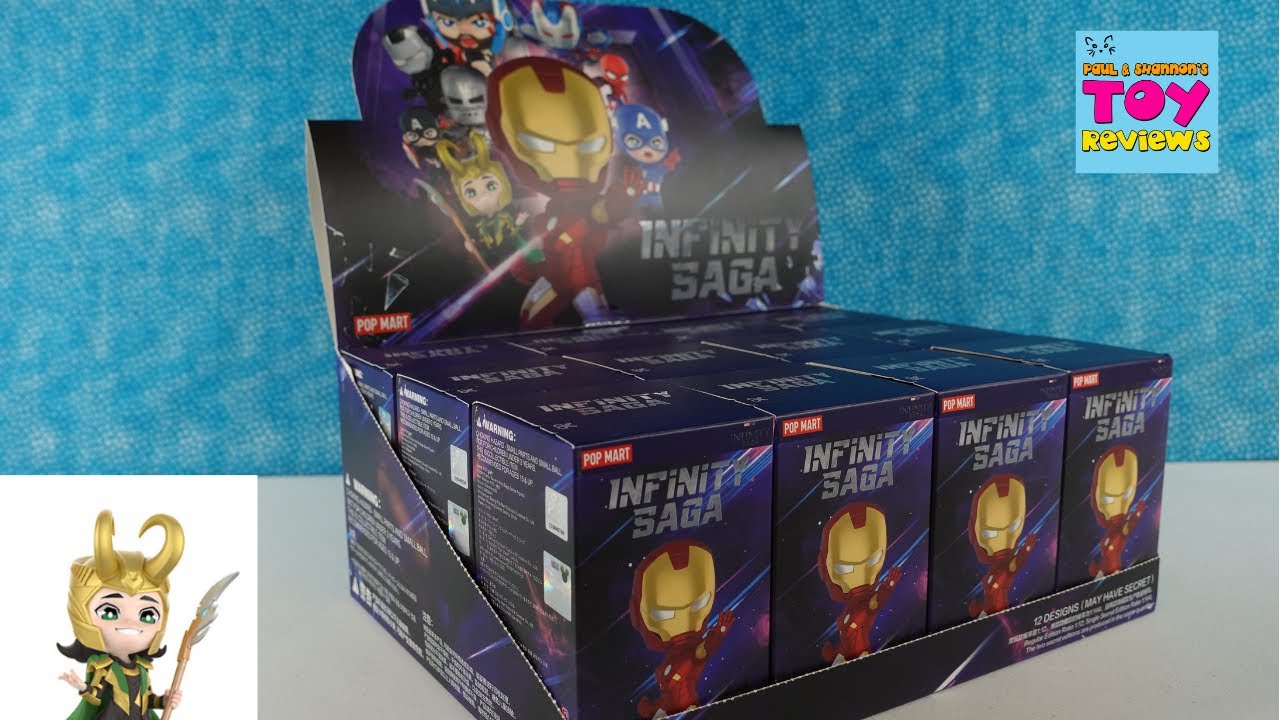 Обзор и распаковка фигурки Marvel Pop Mart из серии Infinity Saga в закрытой коробке | PSToyReviews