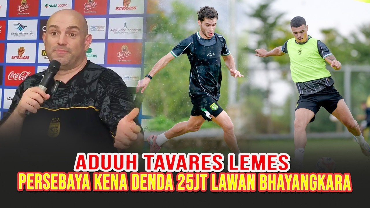 BONEK DATANG PERSEBAYA KENA DENDA TEKOR 25 JUTA JELANG LAWAN BHAYANGKARA FC MENTAL GREEN FORCE JOS