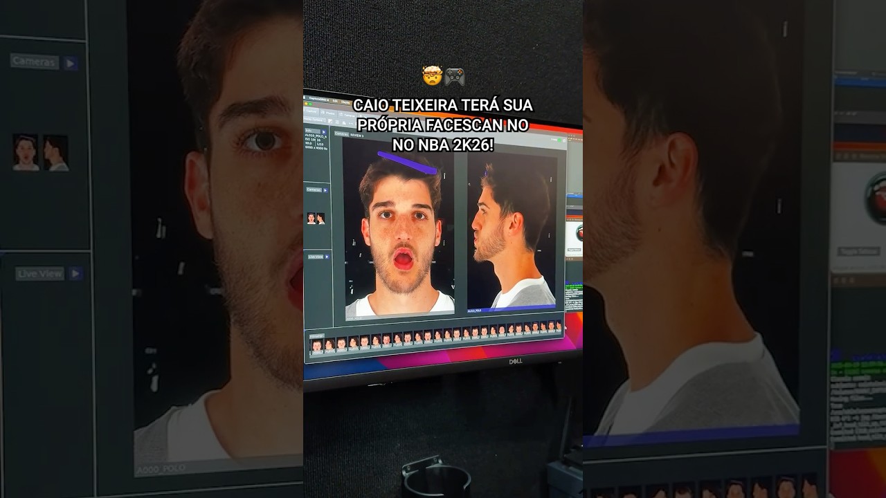 O Caio Teixeira realizou o sonho de todo f&atilde; de NBA2K! 🎮😍 #nba2k #nba #shorts