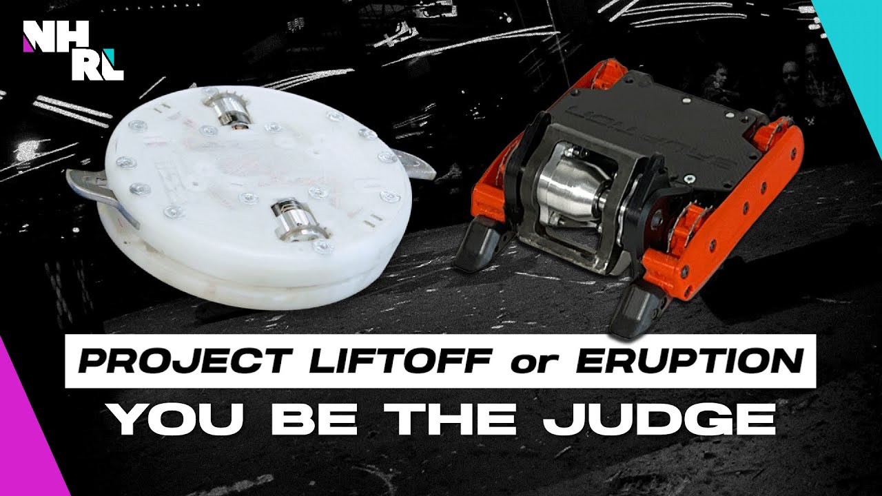 The cage definitely lost, but who won? Beyblade shaped Project Liftoff or number 1 ranked Eruption?