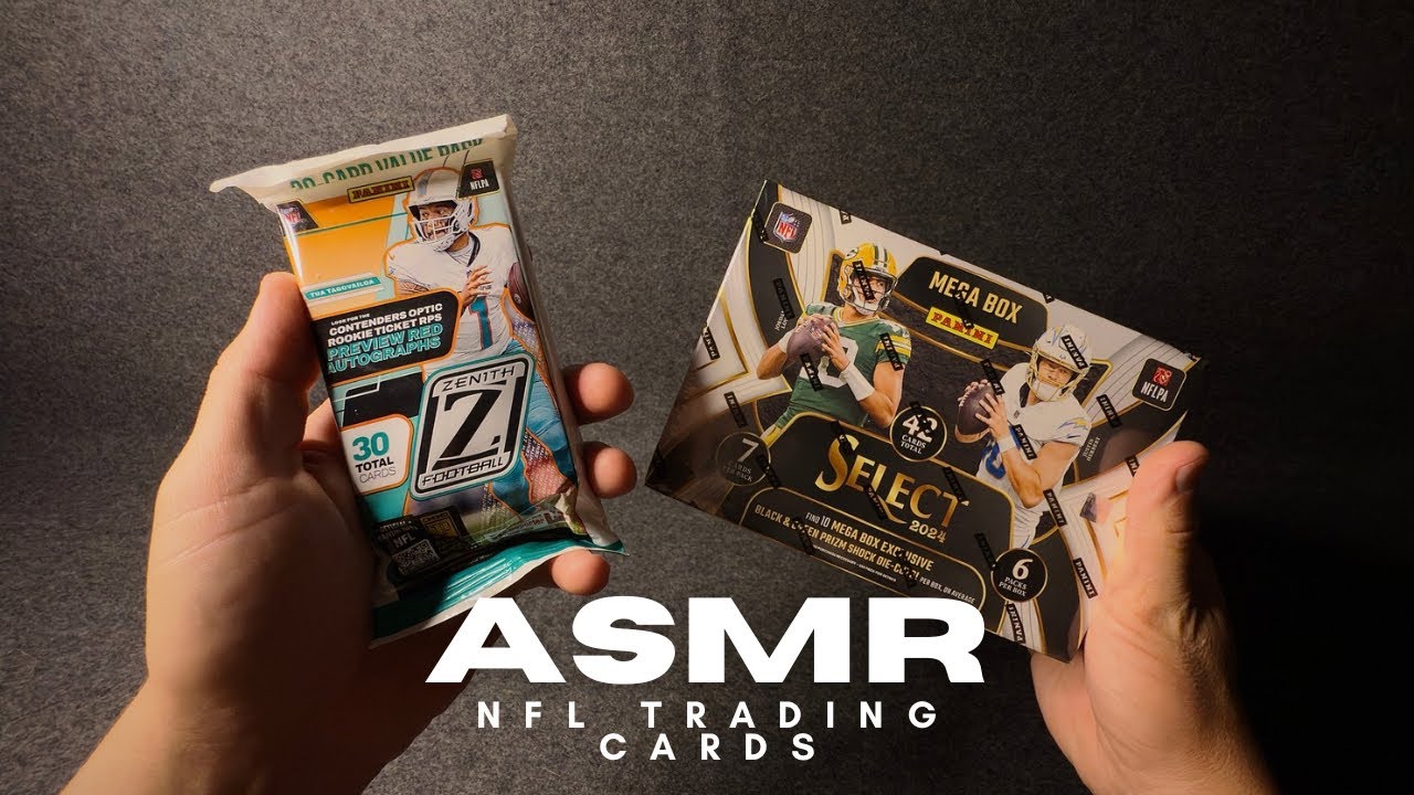ASMR | Распаковка коллекционной карточки Panini NFL 2024! | Шёпот и расслабление