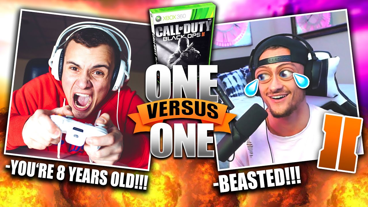 THE MOST FRUSTRATED GAMER EVER GETS BEASTED IN 1V1 ON BLACK OPS 2!