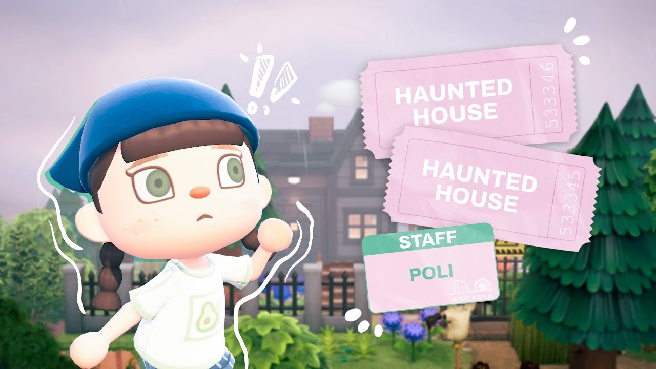 Spooky abandoned haunted house 👻🏚️ | speed build | Animal Crossing: New Horizons