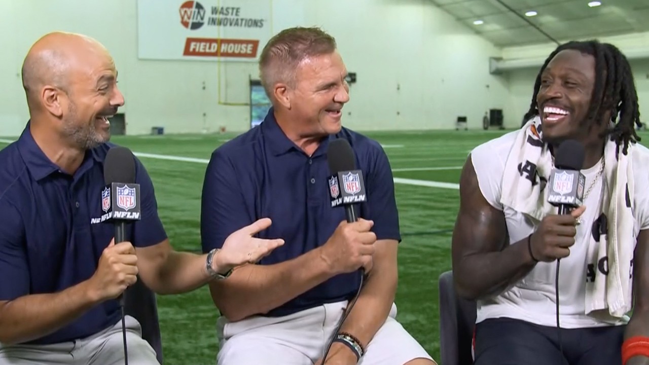 A.J. Brown Discusses Patriots Training Camp on NFL Network