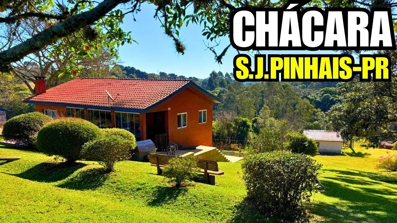 CHÁCARA COMPLETA 48.000M² À VENDA – CASAS, TANQUES, SALÕES DE FESTA, POMAR – SJP/PR – R$2,5 MI