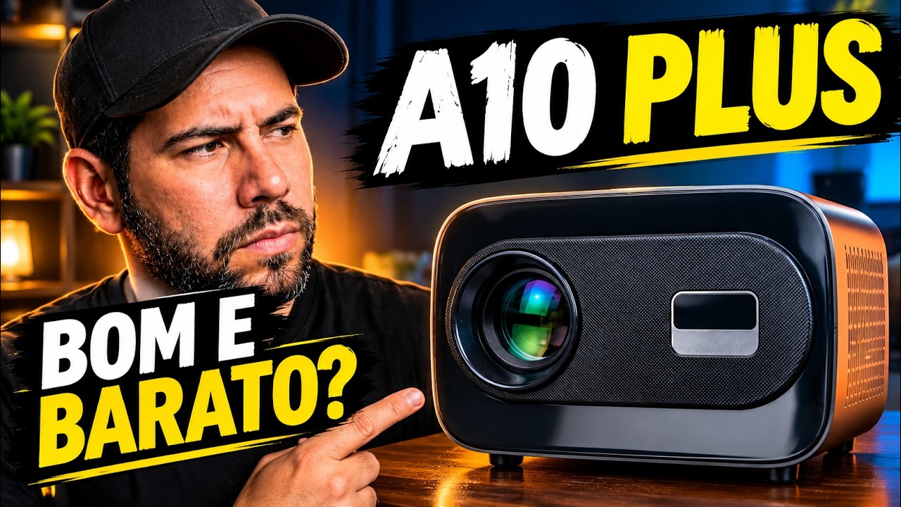 Projetor BOM e BARATO? A10 Plus Presta Mesmo?