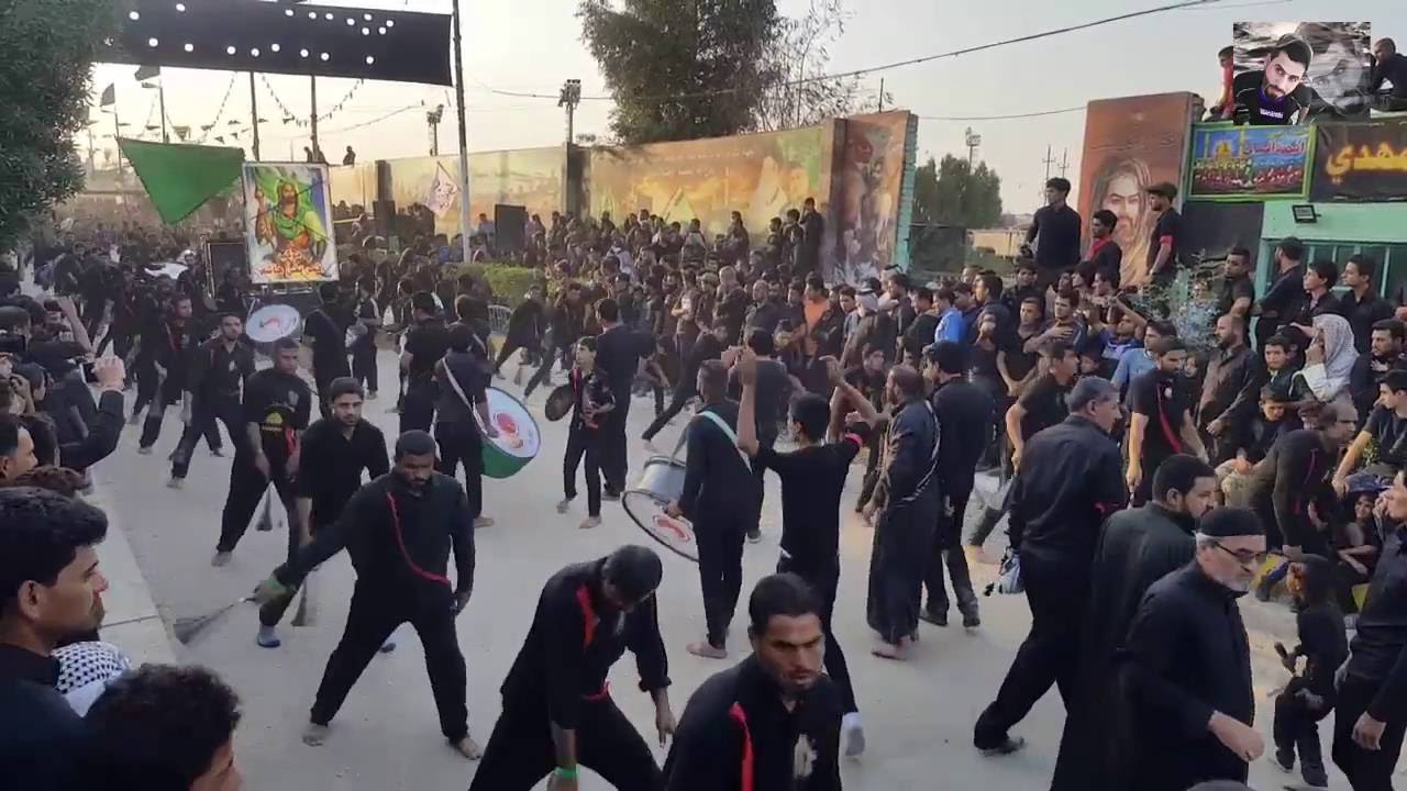 موكب قمر بني هاشم يوم الثامن من محرم مدينة النهروان 2016 استعراض محرم يوم8